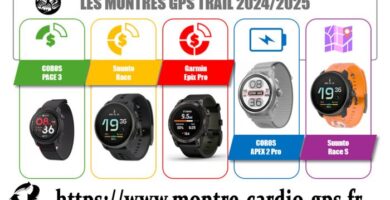 comparatif des meilleures montres gps pour trail