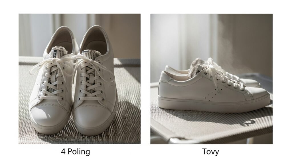 Processus étape par étape du nettoyage correct des chaussures de trail  brossage, lavage, bourrage et séchage