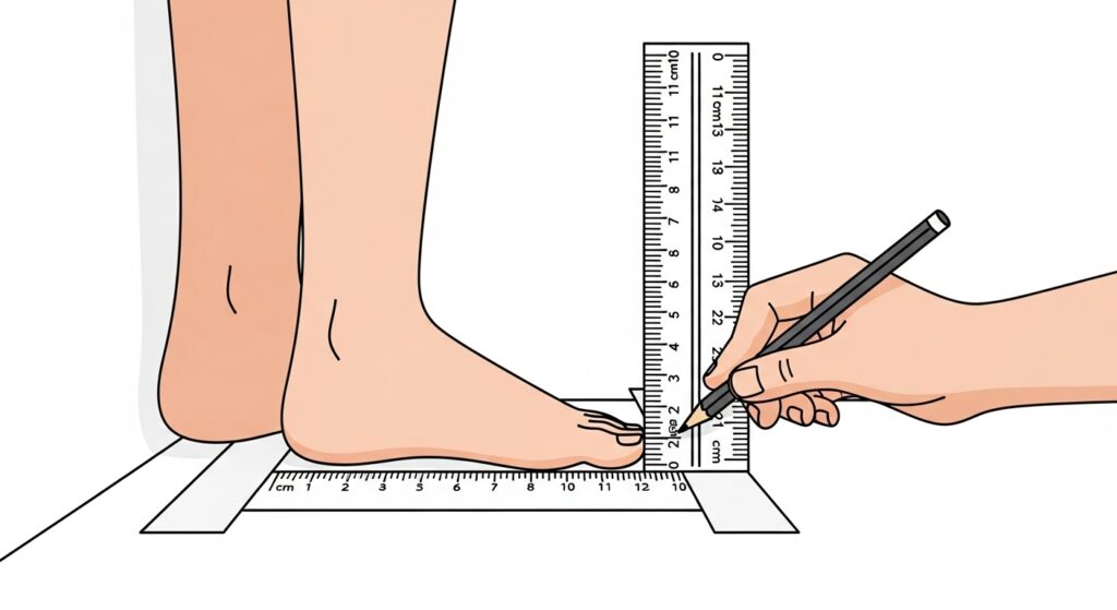 mesure pour taille chaussures de trail salomon