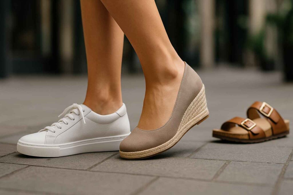 chaussures femme choisir pour marcher longtemps en ville